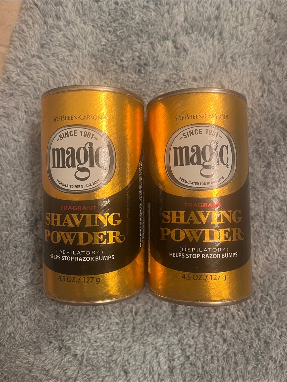 Set of 2 Magic Shaving Powder for Men. Never opened.